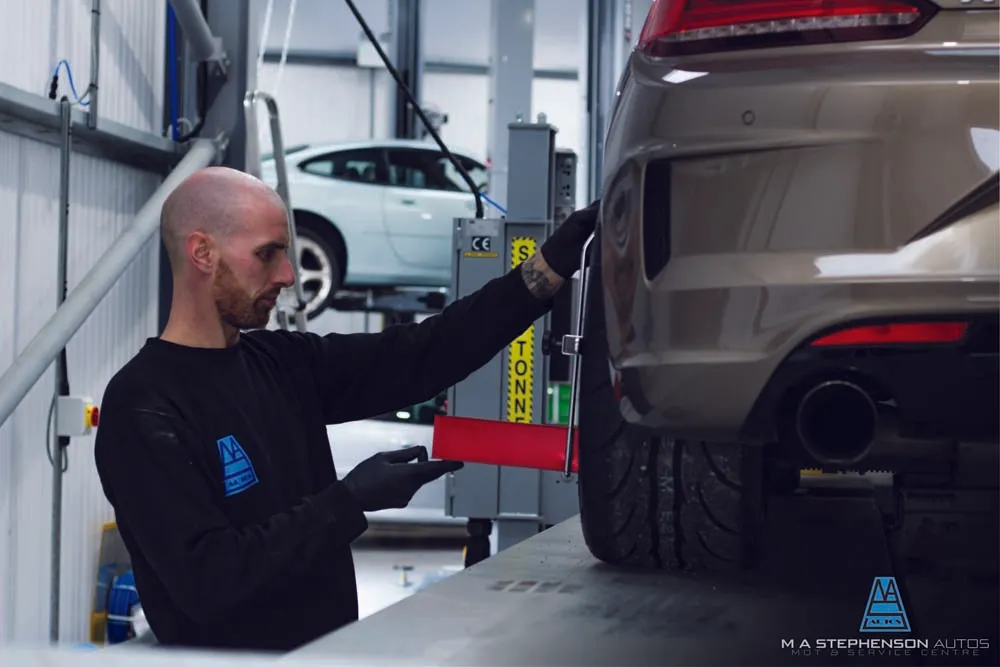 M.A Stephenson Autos garage exterior