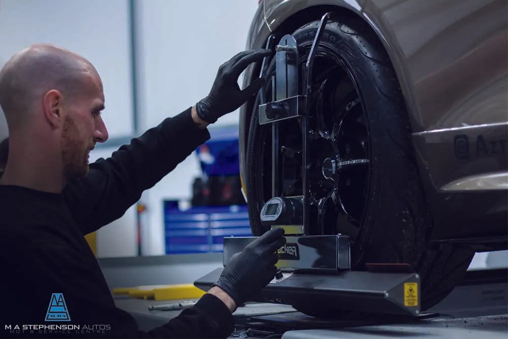 M.A Stephenson Autos workshop