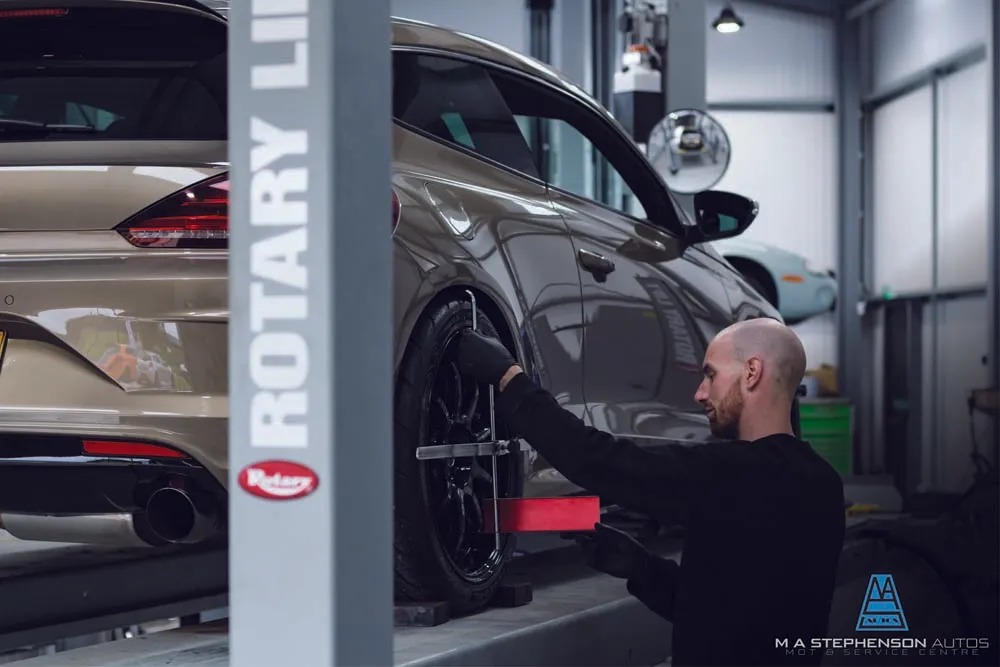 M.A Stephenson Autos workshop